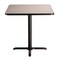 National Public Seating NPS Cafe Table, 36 Square, X Base, 36 Height CT33636XCGY - alternate 4